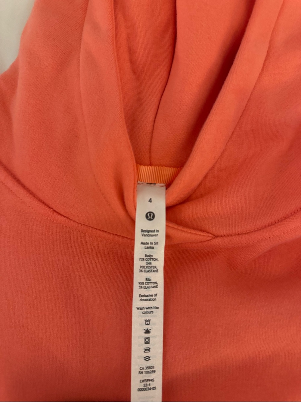 Lululemon All Yours Cropped Hoodie in Raspberry Cream - Picture 4 of 9